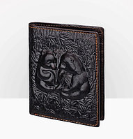 Кошелек Панда из натуральной кожи - подарите другу. Kaspi RED. Рассрочка.