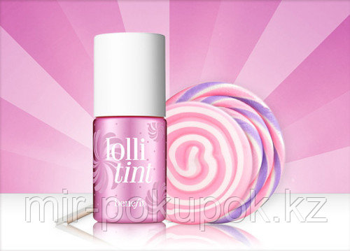 Тинт для губ и скул Lolli Tint от Benefit с ароматом орхидеи