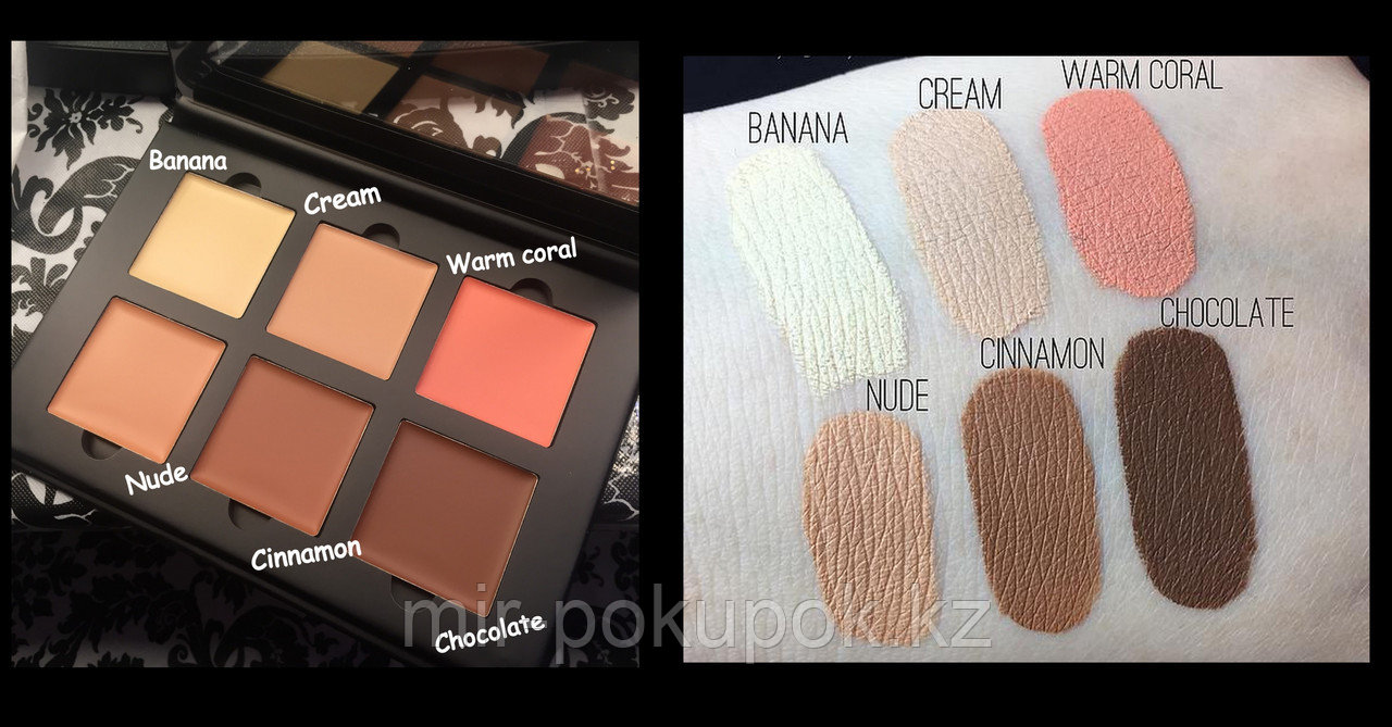 Распродажа! Палетка консилеров Contour Cream Kit от Anastasia Beverly Hills, Алматы
