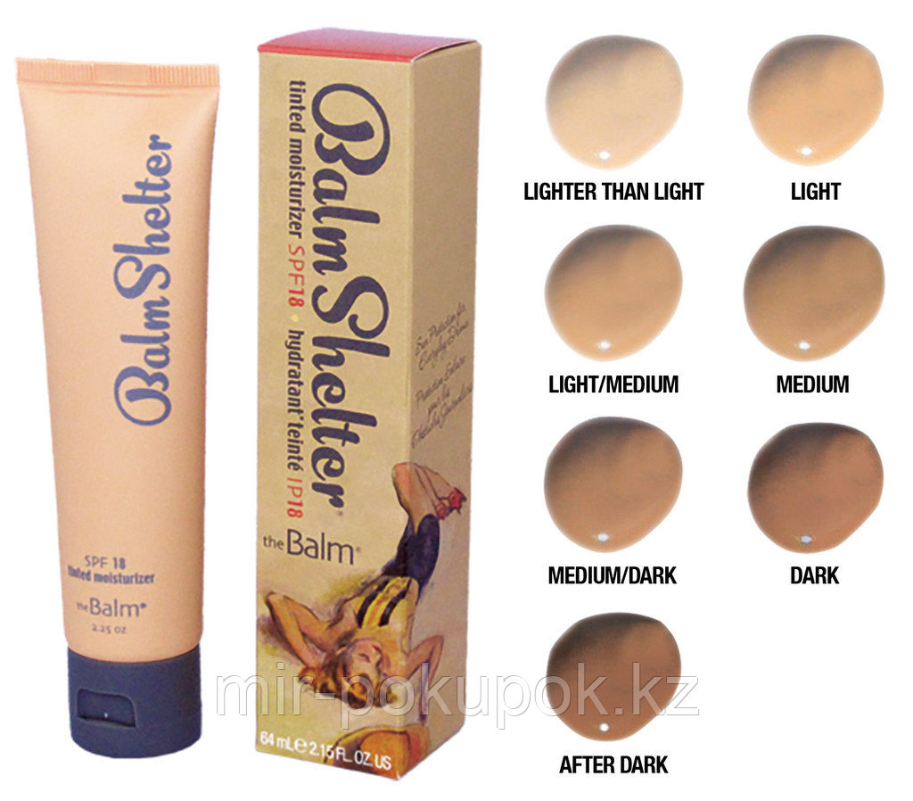 Распродажа!Тональный крем Balm Shelter от The Balm, Алматы
