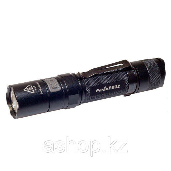 Фонарь электрический ручной Fenix PD32, Дальность луча: 141 м, Яркость: 340 (турбо), 135 (ярко), 70 (средне),