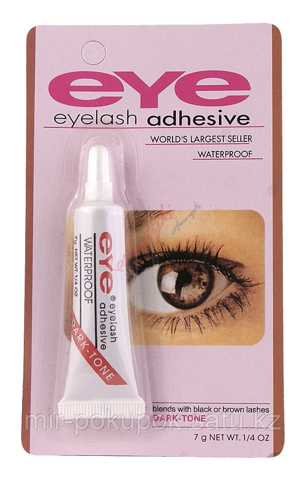 Клей для пучковых ресниц EYE eyelash adhesive прозрачный, Алматы