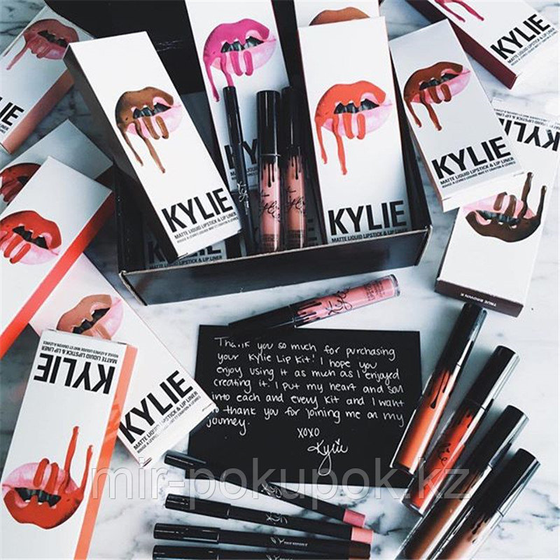 Жидкая матовая помада+карандаш для губ Lip Kit от Kylie Jenner - фото 2 - id-p56661368
