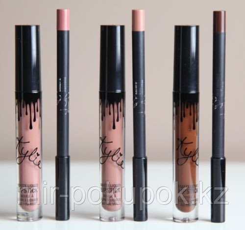 Жидкая матовая помада+карандаш для губ Lip Kit от Kylie Jenner - фото 3 - id-p56661368