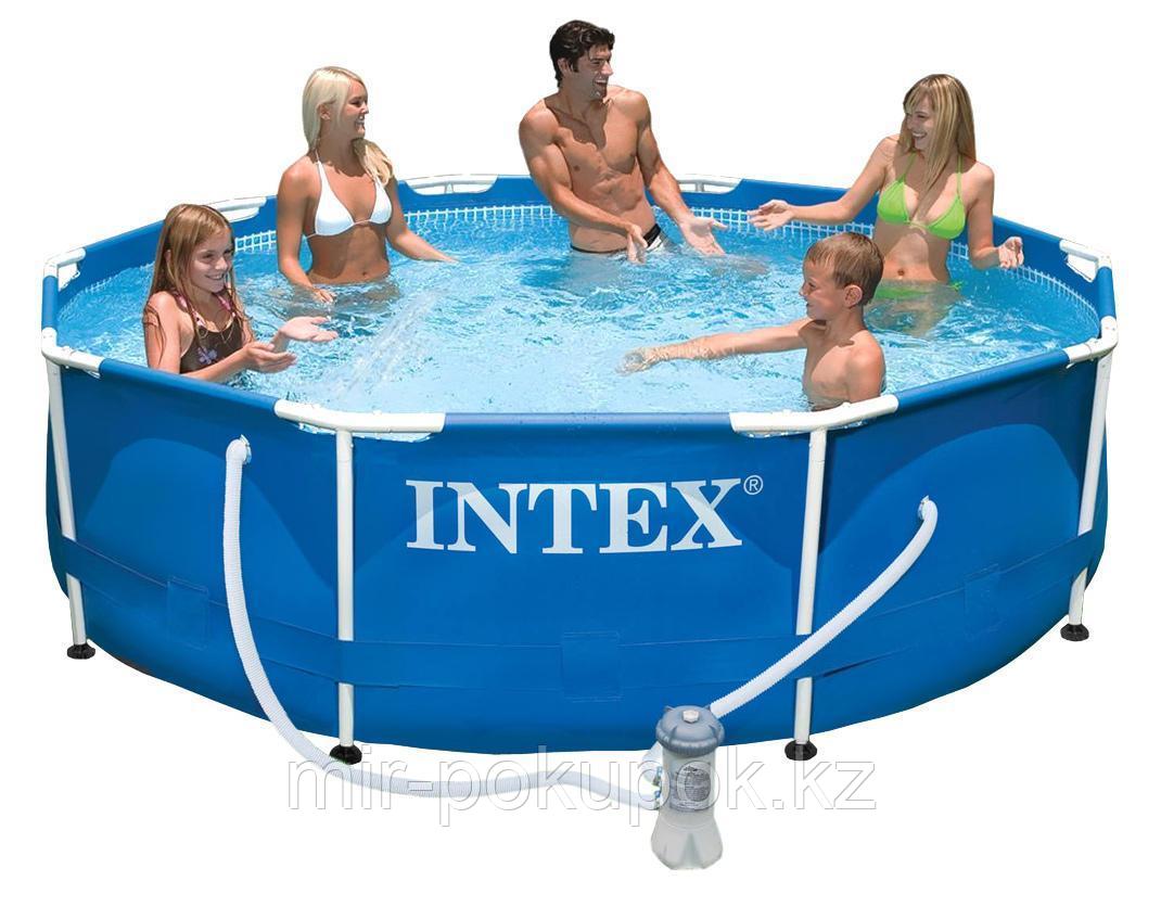 Семейный каркасный бассейн Intex "Metal Frame Pool" (305х76 см) 28202, Алматы