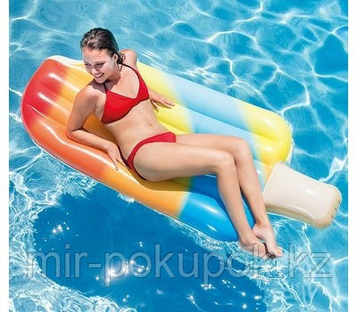 Пляжный матрас "ЭСКИМО" INTEX 58755 178* 77 см, Алматы