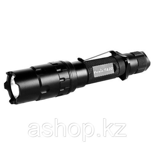 Фонарь электрический тактический Fenix TA20, Дальность луча: 200 м, Яркость: 250 лм, Водонепроницаемость на гл
