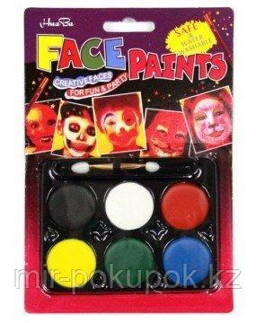 Краски для лица 6 цветов, "Face Paints", Алматы - фото 1 - id-p56665554