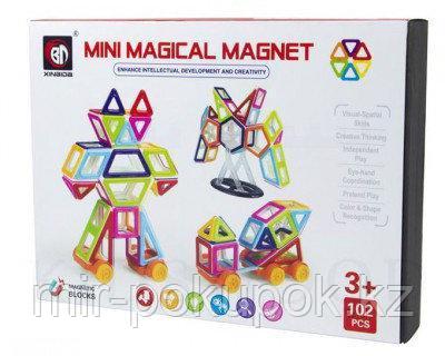 Магнитный конструктор MINI Magical Magnet 102 детали, Алматы