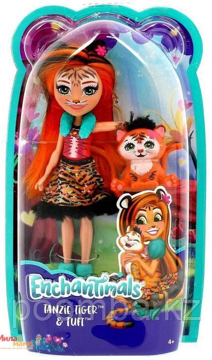Enchantimals Кукла Танзи тигр с питомцем