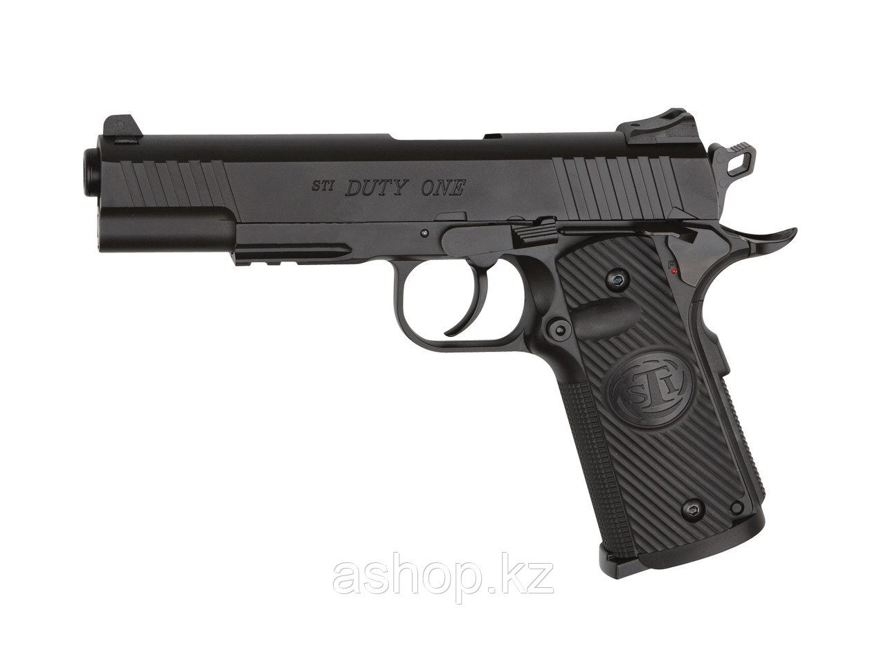 Пистолет пневматический ASG STI Duty One, Калибр: 4,5 мм (.177, BB), Дульная энергия: 2,4 Дж, Ёмкость магазина