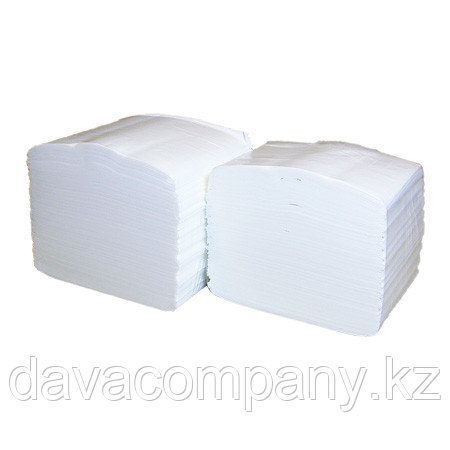 Бумага туалетная листовая, V-укл., ELITЕ, 100%  целлюлоза, белая 2-слойная. 250 листов
