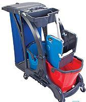 Двухведёрная тележка для уборки. 2х25 литров.Турция