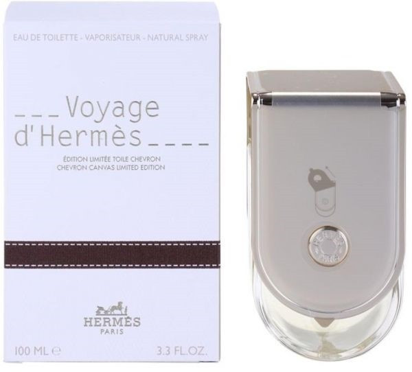 Hermes Voyage D' Hermes Chevron Canvas Limited Edition (Гермес Вояж Де Гермес) 100 ml Refillable (edt)
