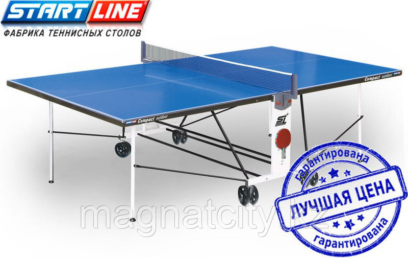 Всепогодный теннисный стол Start Line Compact Outdoor LX с сеткой - фото 5 - id-p56711529
