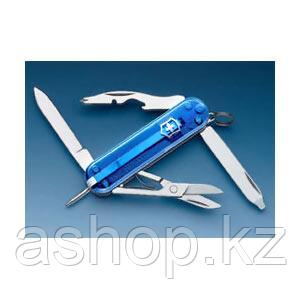 Нож складной карманный Victorinox Manager, Кол-во функций: 10 в 1, Цвет: Синий (полупрозрачный), (0.6365.T2)