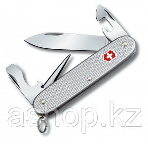 Нож складной карманный Victorinox Pioneer Alox, Кол-во функций: 5 в 1, Цвет: Серебристый, (0.8201.26)