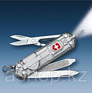 Нож складной карманный Victorinox Signature Lite Silvertech, Функционал: Туризм, Кол-во функций: 7 в 1, Цвет: