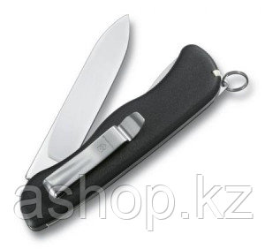 Нож складной солдатский Victorinox Sentinel Clip, Кол-во функций: 5 в 1, Цвет: Чёрный, (0.8416.3)