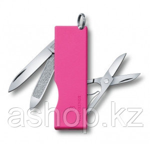 Нож складной карманный Victorinox TOMO, Кол-во функций: 5 в 1, Цвет: Розовый, (0.6201.A5)