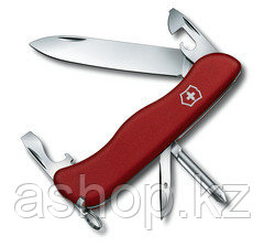 Нож складной солдатский Victorinox Adventurer, Кол-во функций: 13 в 1, Цвет: Красный, (0.8953)