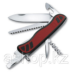 Нож складной солдатский Victorinox Forester, Кол-во функций: 11 в 1, Цвет: Чёрно-красный, (0.8361.C )