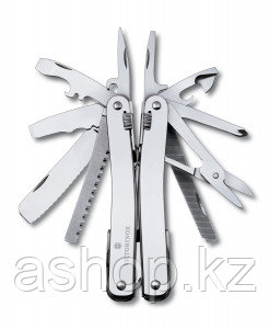 Мультитул универсальный Victorinox Spirit 27, Кол-во функций: 27 в 1, Цвет: Серебристый, (3.0227.L)