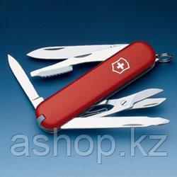Нож складной карманный Victorinox Executive, Функционал: Туризм, Кол-во функций: 10 в 1, Цвет: Красный, (0.660
