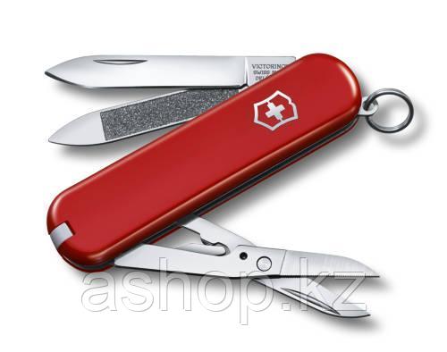 Нож складной карманный Victorinox Executive 81, Функционал: Туризм, Кол-во функций: 7 в 1, Цвет: Красный, (0.6