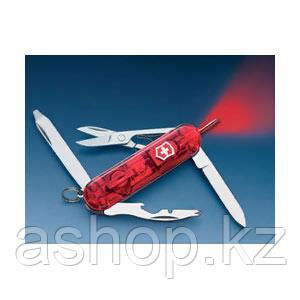 Нож складной карманный Victorinox Midnite Manager, Кол-во функций: 10 в 1, Цвет: Красный (полупрозрачный), (0.