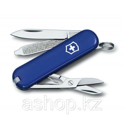 Нож складной универсальный Victorinox Classic SD, Кол-во функций: 7 в 1, Цвет: Синий, (0.6223.2)