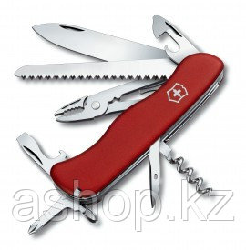 Нож складной солдатский Victorinox Atlas, Кол-во функций: 18 в 1, Цвет: Красный, (0.9033)