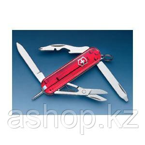 Нож складной карманный Victorinox Manager, Кол-во функций: 10 в 1, Цвет: Красный (полупрозрачный), (0.6365Т)