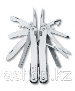 Мультитул универсальный Victorinox SwissTool 25, Кол-во функций: 27 в 1, Цвет: Серебристый, (3.0324.L)