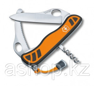 Нож складной солдатский Victorinox Hunter XS, Кол-во функций: 5 в 1, Цвет: Оранжево-чёрный, (0.8331.MC9)