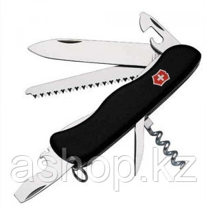 Нож складной солдатский Victorinox Forester, Кол-во функций: 13 в 1, Цвет: Чёрный, (0.8363.3)