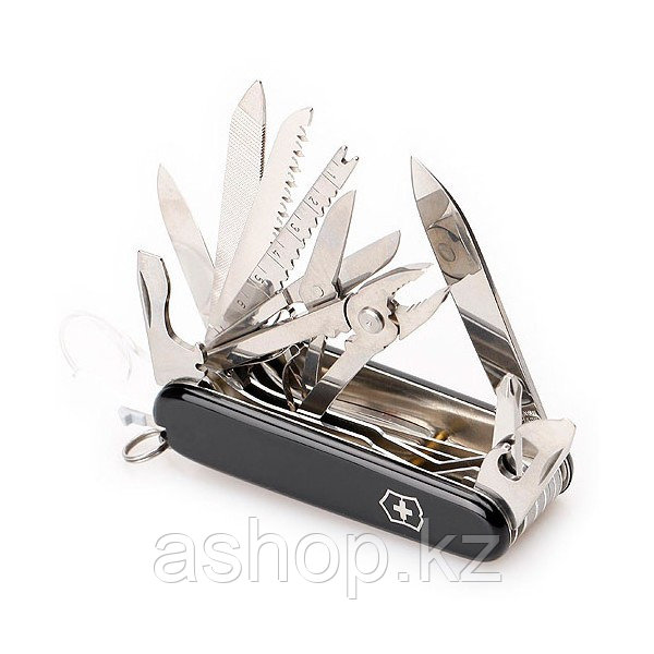 Нож складной универсальный Victorinox Swisschamp, Функционал: Универсальная, Кол-во функций: 33 в 1, Цвет: Чёр