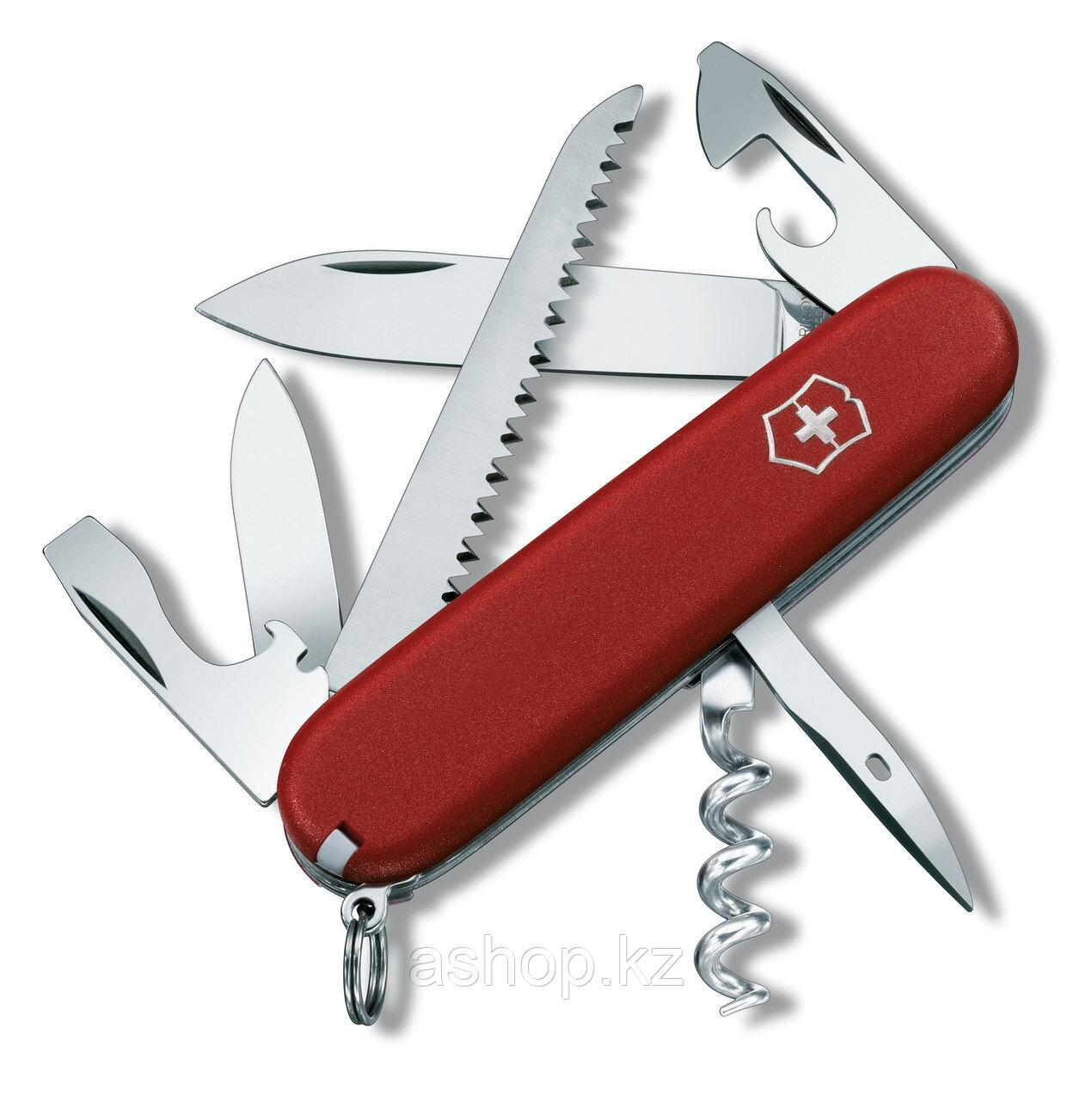 Нож складной туристический Victorinox EcoLine Camper, Функционал: Туризм, Кол-во функций: 13 в 1, Цвет: Красны