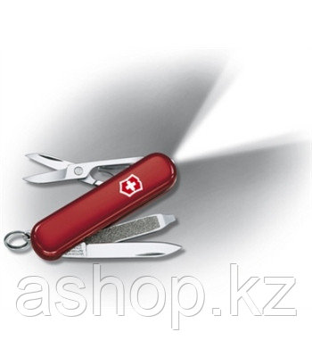 Нож складной карманный Victorinox Swisslite, Функционал: Туризм, Кол-во функций: 7 в 1, Цвет: Красный, (0.6228