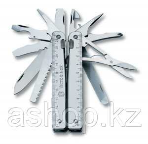 Мультитул универсальный Victorinox SwissTool 27, Кол-во функций: 27 в 1, Цвет: Серебристый, (3.0327.N)