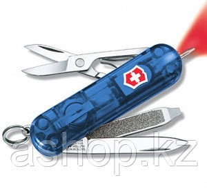 Нож складной карманный Victorinox Signature Light, Функционал: Туризм, Кол-во функций: 7 в 1, Цвет: Синий (про
