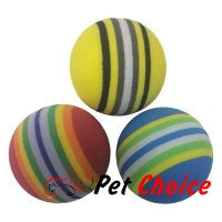 Игрушка "ВЫГОДНО" для животных - мячик вспененный каучук 3 шт