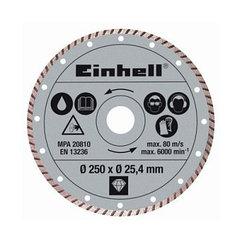 Диск алмазный отрезной  Einhell 250*25.4 мм (по камню и плитке)