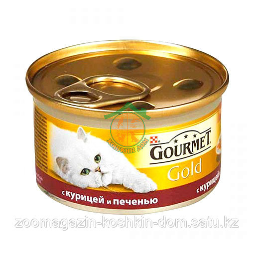 Gourmet Gold паштет с курицей и печенью 85 г - фото 1 - id-p56727490