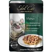 Edel Cat mit Ente und Kaninchen (кролик и утка в соусе) 100 г