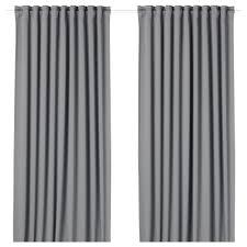 Шторы блокирующие свет МАЙГУЛЛ серый 290x300 см ИКЕА IKEA