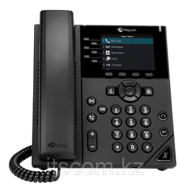 SIP телефон Polycom VVX 350 Microsoft Skype for Business edition (2200-48830-019), фото 1