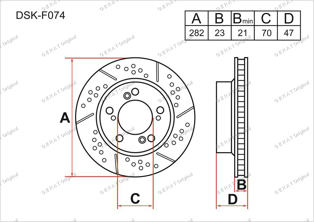 Диск тормозной передний комплект (2шт.) 45251S2HN00