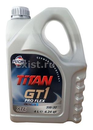 TITAN GT1 PRO FLEX dexos2 5W-30 FUCHS 4L  (Германия)