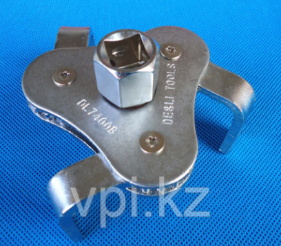Ключ съемник масляного фильтра, тройной, 50-115мм, De&Li - фото 1 - id-p56779849